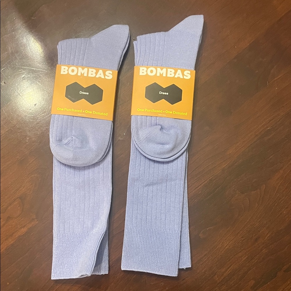 Bombas Men's Lavender Dress Socks